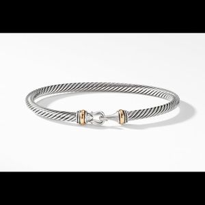 Cable Classic Buckle Bracelet with Gold